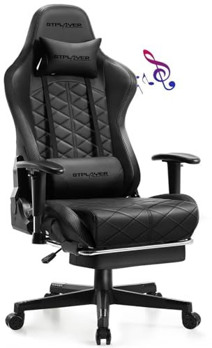 GTPLAYER ACE-ZEUS-1 Chaise Gaming, Simili Cuir, Noir