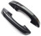 XEBRAD for VW, for Scirocco, 3 Mk3 2008-2015, Schwarze Kohlefaser, Chrom, Seitentürgriffabdeckung, Verkleidung, Styling, Autozubehör äußere Türgriffabdeckung(Carbon Fiber)