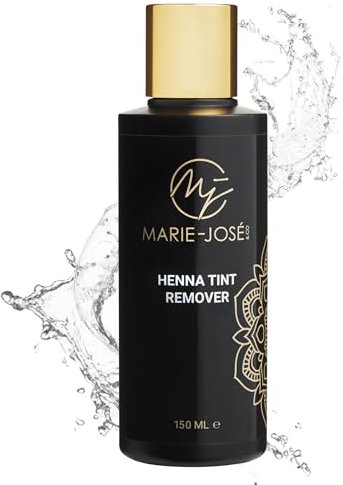 Marie-José Henna Augenbrauenfarbe Fleckentferner - Entferner für Haarfärbemittel - Henna-Fleckentferner - Augenbrauenfarbe Korrektor - 150 ml