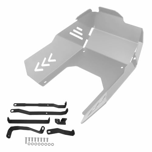 LIANGYIMEI Motorrad-Unterfahrschutz Für CL500 SCL500 CL 500 2023 2024 Unterbodenschutz Bash Guards Ölwannenschutz Verkleidung-Winglet(Silber)