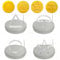 12 Pcs Korean Sugar Candy Making Tool, Stainless Steel Cookie Cutters for Kids, Umbrella Triangle Star Round Cookie Cutter Mold Sugar Game Kit, Sugar Game Cookie with Tin Case Needle Box for Party