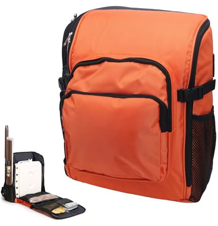 Mochila de limpieza, bolsa de suministros limpieza completamente abierta con múltiples bolsillos, organizador de productos de limpieza para herramientas limpieza tareas