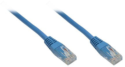 Patchkabel, Cat. 6, U/UTP, blau, 3m, Good Connections®