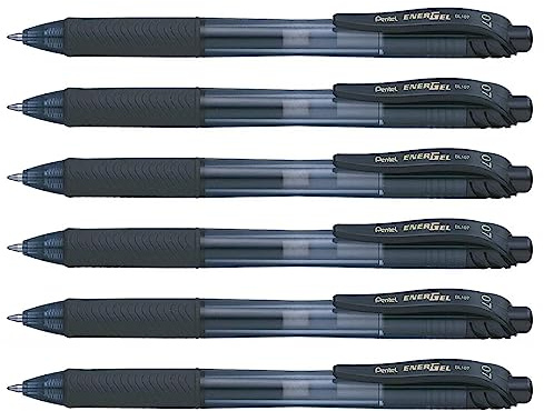 Pentel Liquid Gel-Tintenroller EnerGel-X BL107, schwarz VE=6