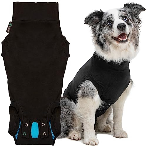 Suitical Recovery Suit Hund, S, Schwarz