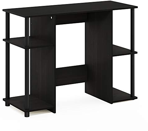 Furinno JAYA Compact Computer Desk, Writing Desk, Study Desk, Espresso, 97.5 (W) x 72.4 (H) x 39.6 (D) cm