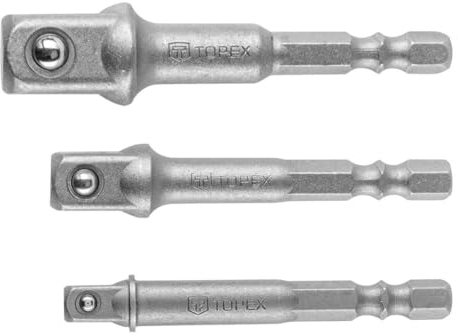 Topex 38d151 Set of 3 adapters (1/4,1/2 and 3/8)