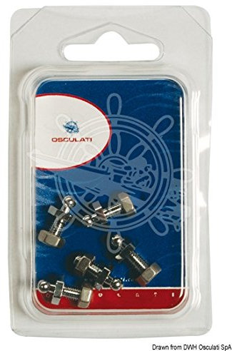 Schaeffertec Loxx Druckknöpfe, Oberteil Gewinde u. Mutter N. 5