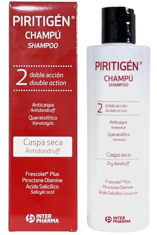 Sorigén PIRITIGÉN - Dry Anti-Dandruff Shampoo with Salicylic Acid Reduces Itching and Flaking - 250ml