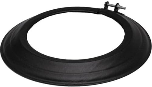 T.E.N tôlerie D.153 Rosace émail Mat Noir