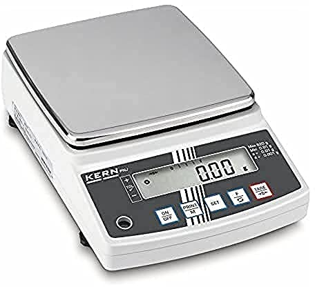 KERN Serie PNS Kunststoff Präzisionswaage, 3200g Wägebereich, 0,01g Ablesbarkeit, 196mm x 293mm x 89mm