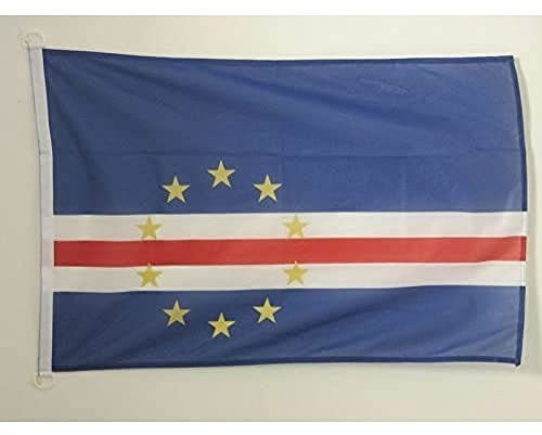 AZ FLAG Bandiera Capo Verde 90x60cm per Esterno - Bandiera CAPOVERDIANA 60 x 90 cm