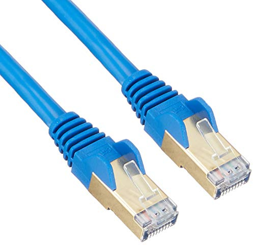 StarTech 2m Cat6a Snagless Ethernet Cable, Blue (6ASPAT2MBL) | 100W PoE delivery, Gold-plated RJ45, Patch Cable, Ethernet Cord, 10 Gigabit, 10GbE, Network, Strain Relief, TIA, 26AWG copper