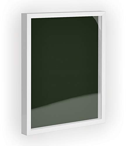 Objektrahmen 1,5 cm tiefer Bilderrahmen aus Massivholz VARIO36 inkl. Gratis Zugabe 80x100 cm Weiß matt (lackiert)