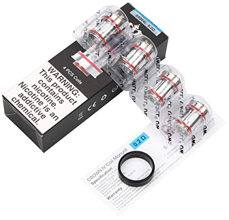 UWELL CROWN IV 0,2 Ohm Dual-SS904L-Spule, kompatibel mit CROWN IV-Tank -0,2 Ohm