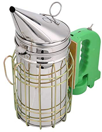Nikou Fabricante de Humo de Apicultura - Fumador eléctrico de Colmena de Abeja para Apicultor Herramienta de Apicultura eléctrica de Acero Inoxidable