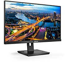 Philips 242B1V - Monitor FHD da 24, regolabile in altezza, modalità sfera privata (1920 x 1080, 75 Hz, DVI, HDMI, DisplayPort, USB Hub), colore: Nero