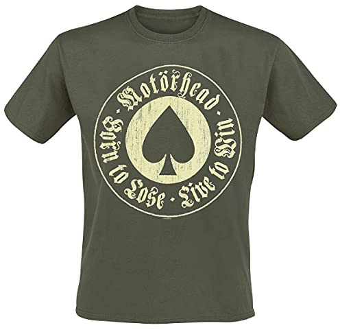 Motörhead Born to Lose Männer T-Shirt Khaki Band-Merch, Bands