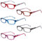 Kerecsen 5 Paar Lesebrille Stilvolle Musterrahmen Leser Qualität Mode Damen Brille für Frauen (5 Farbe Mischen, 2.5)