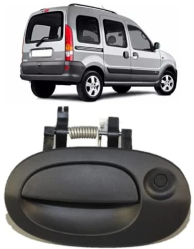 ATU Poignée d'ouverture extérieure du hayon (pour porte simple) compatible pour Kangoo 1997-2007 OE: 8200153666