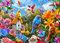 Birds and Flowers Jigsaw Puzzle Age 14+ 1000 Piece Landscape Jigsaw Puzzles for Adults 1000 Pieces Nature