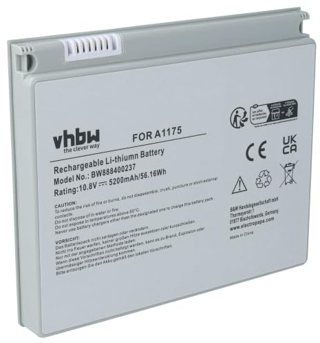 vhbw Akku kompatibel mit Apple MacBook Pro 15 MA896CH/A
