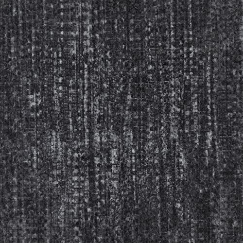andiamo Teppichfliesen selbstklebend und zuschneidbar 40 x 40 cm - Bodenbelag aus Nadelfilz zuschneidbare Filzplatten selbstklebend 8 m² - 50 Stück Premium Anthrazit Stripes