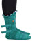 MoneRffi Unisex Strick Krokodil Socken Lustige Socken Damen Bodensocken 3D Gestrickte Tier Hai Krokodilform Socken Neuheit Geschenk Anti-Rutsch-Strick Home Warme Wintersocken(Grün)
