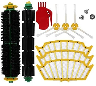 Kit d'accessoires compatible avec Irobot Roomba série 500 510 520 555 560 561 562 563 570 581 pièces de rechange aspirateurs robotiques