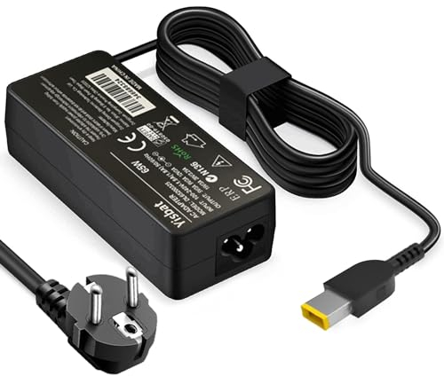 65W Chargeur pour Lenovo Thinkpad T470 T470S T460 E531 E570 E560 L470 L460 L440 T440 T450 T540P X270 X250 X240 ADLX65NLC2A ADLX65NCC3A ADLX65NCC2A Cordon d'alimentation de l'adaptateur Secteur