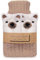 Hot Water Bottle & Socks Set HH0414 Brown/Cream
