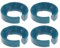EMSea 4pcs Support de Scie Circulaire Compatible avec Makita SP6000 CA5000 DSP601 DSP600 DHS783/782 Support de Scie Plongeante 419627-9 en Plastique