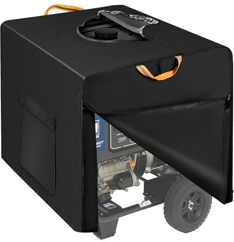 800D Oxford Wasserdichte Generator Abdeckung für den Außenbereich, Outdoor Garden Patio Universell Generatoren Staubschutzhülle passend für die meisten Generatoren 3000-5000 Watt (80 x 60 x 60 cm)