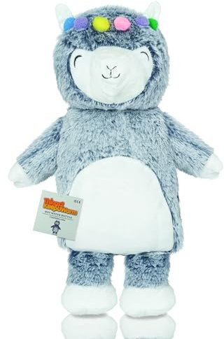 Things2KeepUWarm Cute Plush and Cuddly Animal Hot Water Bottles (Blue Llama)