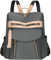 Leathario Rucksack Damen,Cityrucksack Modern, Elegenter Rucksack Wasserdicht,Rucksacktasche 2in1,Tagesrucksack Frauen,Women's Fashion Backpacks Taschenrucksack zur Arbeit Schule Reise,Grau