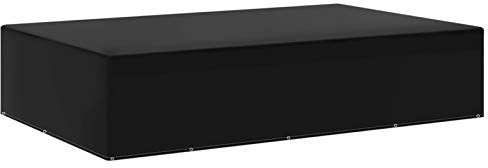 LAPOOH Housse de Salon de Jardin 12 œillets 325x205x70 cm,Meuble De Jardin Exterieur,Canape De Jardin,Banquette Jardin Exterieur