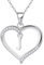 Cosie Lily Geschenke für Frauen Halskette Damen 925er Silber Herz Anhänger mit Buchstabe Sterlingsilber Kette Initialen Kette Silber 925er Ketten Damenschmuck Muttertag Valentinstag