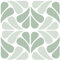 Neukids 50pcs Floral Petals Pattern Self Adhesive Wall Tiles Peel and Stick Tile Kitchen Stickers Bathroom Waterproof Living Room Kitchen Floor Decoration Stickers Used in Living Rooms,Floors 15*15cm