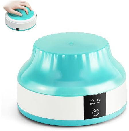 Nagellackentferner Maschine, Elektrische Silikon Heizungs Nagel Dampflack Entferner, Dampfer Gel UV Heizung Reiniger Maschine für Acryl Nagel Gel Polish für Beauty Salon & Home (EU-stecker)