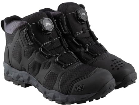 KLIM Stivali Moto Uomo Ridgeline, Castlerock - Nero, 43 EU