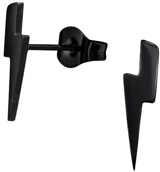 Monkimau Blitz Kinder Ohrringe Chirurgenstahl | Edelstahl Hypoallergen Kinderohrringe | Mädchen Schmuck Geschenk Geschenkidee