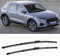 Auto Scheibenwischer für Audi Q3 MK2 2018-2023 24+20, Frontwischerblätter Windschutzscheibe Leiser Wischerarm Wischerblatt Scheibenreiniger