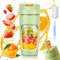 Portable Juicer Blender 600ml, Cordless Mini Blender Bottle, 3000mAh Travel Smoothie blender with Lid & Sip Spout, Portable Mixer for Juice, Milkshake, Smoothies, Protein Shakes