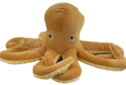 KUKUShining Oktopus Plüschtier, Realistisches Süßes Spielzeug Meerestierpuppen Weiches Flauschiges for Dekoration Home Office Autos(60cm/23.6in)