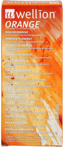 Wellion Orange Invertzuckersirup (1x10 Beutel)
