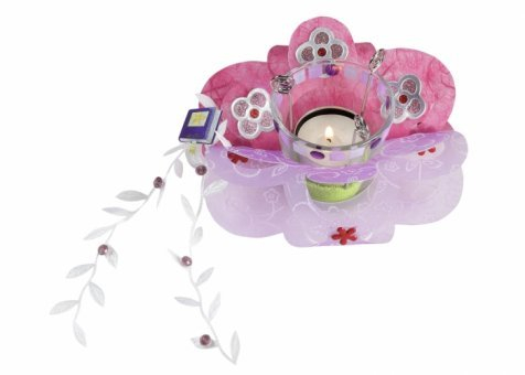 CREApop® Windlicht Design Blume I ca. 14 cm,Folie selbstklebend