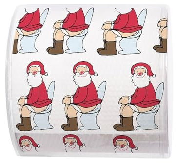 Navidad Papel Higiénico Busy Santa Topi Papel higiénico