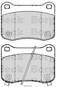 Borg & Beck BBP2292 Rear Brake Pads To Fit Audi A8 07/10-