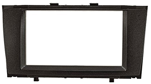 tomzz Audio 2455-063 Doppel DIN Radioblende kompatibel mit Toyota Avensis T27 2008-2018 schwarz