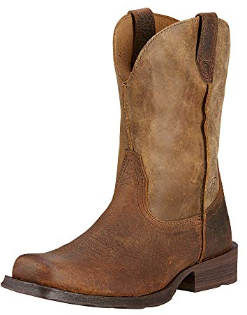 Ariat Men's Rambler Wide Square Toe Western Cowboy Boot, Wicker, 12 M US